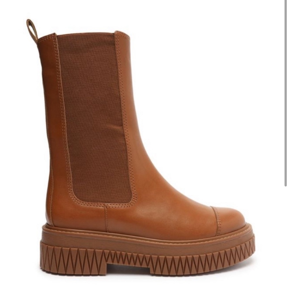 SCHUTZ Tan Leather Boots